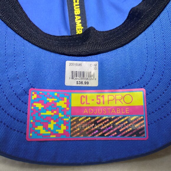 FAN INK CL-51 PRO Club America Licensed Cap Hat Ajustable Blue Soccer Football - Picture 4 of 12